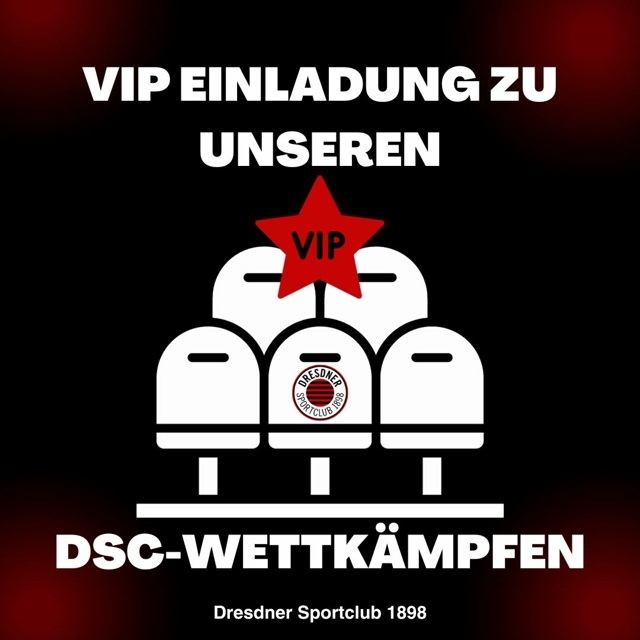 VIP-Einladung zur unseren DSC-Wettkämpfen &amp; Meet &amp; Greet mit unseren Spitzensportler*innen