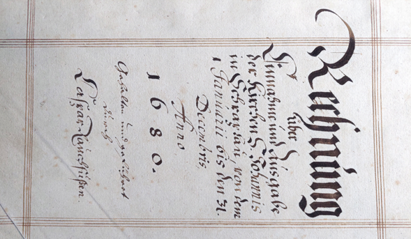 Historisches Kirchenbuch aus dem Jahr 1680 - 1703 Schraplau