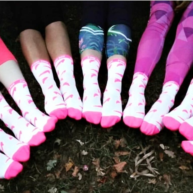 Pink Shoe Day Socken