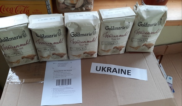 Hilfspakete in die Ukraine
