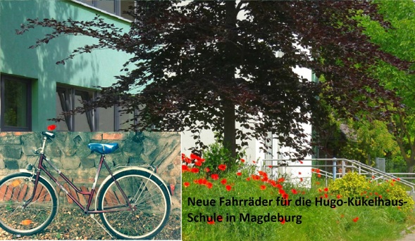 Neue Fahrräder für die Hugo-Kükelhaus-Schule Magdeburg