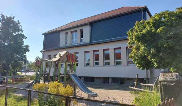 Grünes Klassenzimmer der Grundschule Leppersdorf