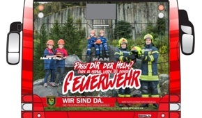 Buswerbung KFV ERZ – Ehrenamt (Jugend)-Feuerwehr