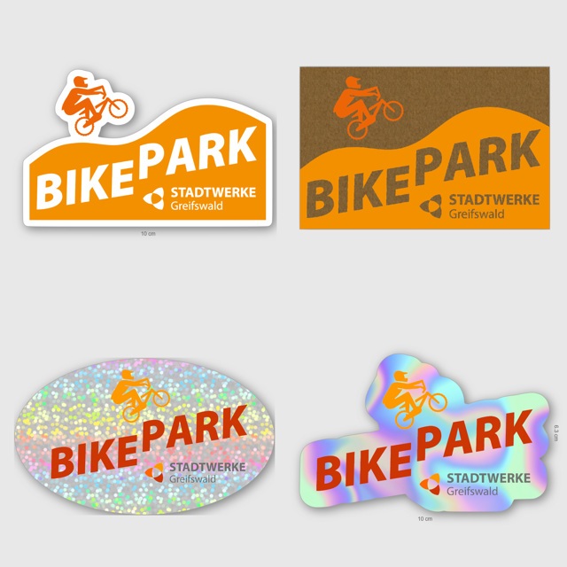 Bikepark Sticker Set