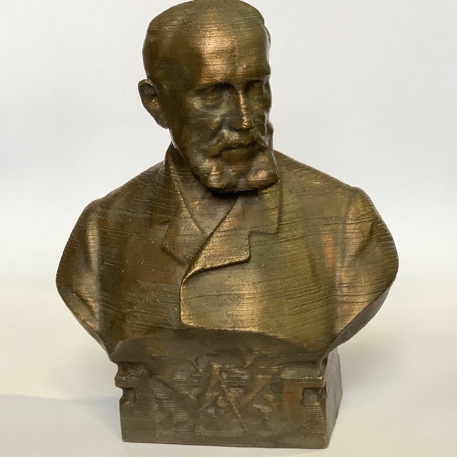 Bronzebüste Rudolf Wolf