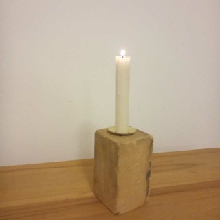 Kerzenständer aus Stein zum Selbstgestalten
